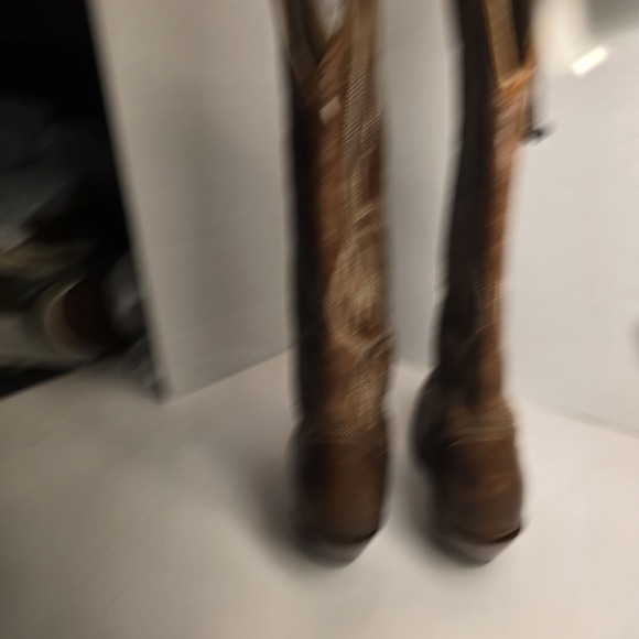 Idyllwind Womens Brown Leather Western Cowboy Boots Size 7.5 M - Picture 6 of 9